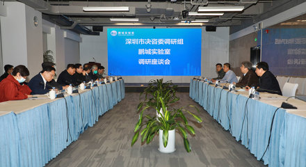 深圳市决策咨询委员会常务副主任高振怀率队调研鹏城实验室，聚焦信息技术服务与创新驱动